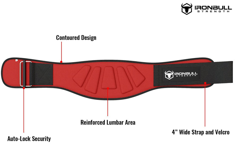 IronBull Stärke, 6" Verstärkter Nylon Gürtel zum Wiegen