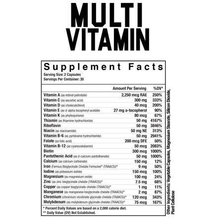 Axt & Schlitten, Axe & Sledge Multi-Vitamin