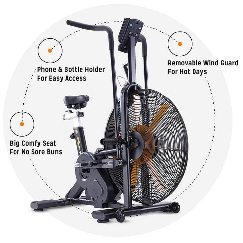 Bells Of Steel blitz bike diagram with features