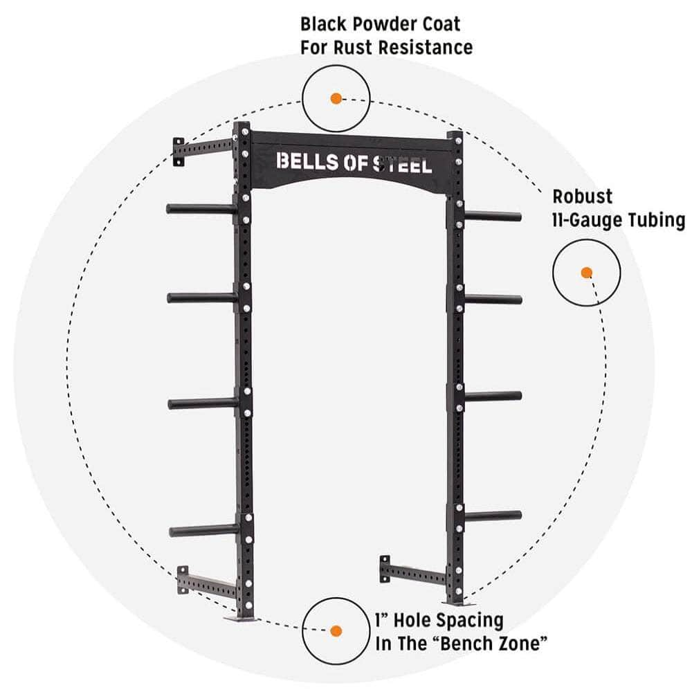 Glocken aus Stahl, Bells Of Steel Brute Rack Platte Erweiterung / Wandmontage Rack