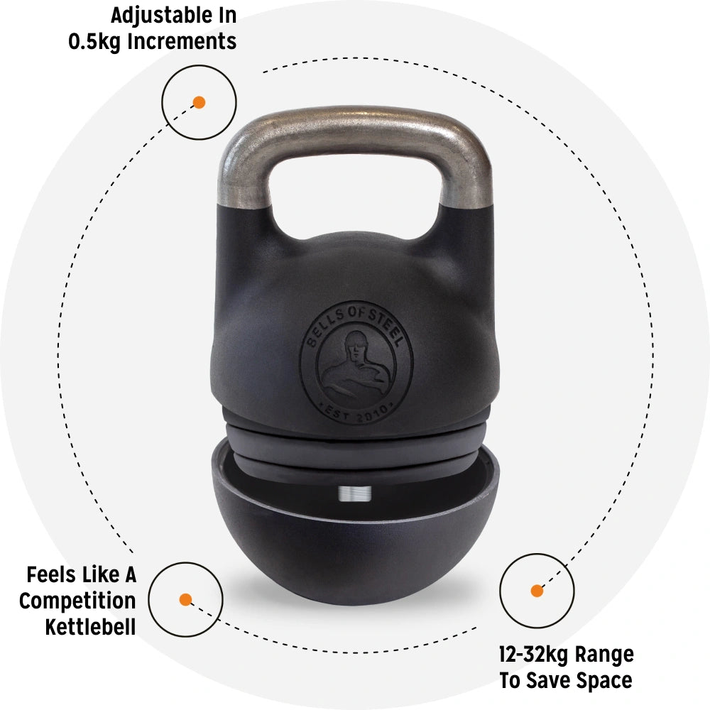 Glocken aus Stahl, Bells Of Steel Einstellbare Kettlebell