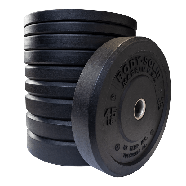 Festkörper, Body Solid 260Lb Premium-Stoßstange Gewicht Platte Set OBPH260