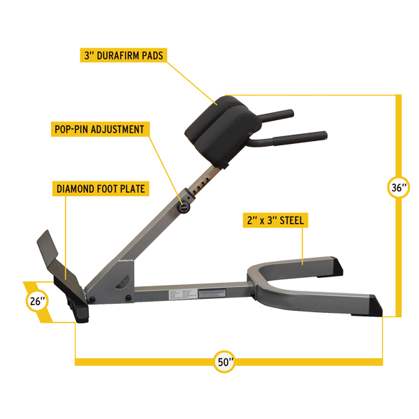 Festkörper, Body Solid 45 Grad Hyper Extension