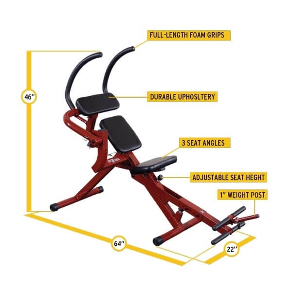 Festkörper, Body Solid Best Fitness BFAB20 Obere und untere Bauchbank