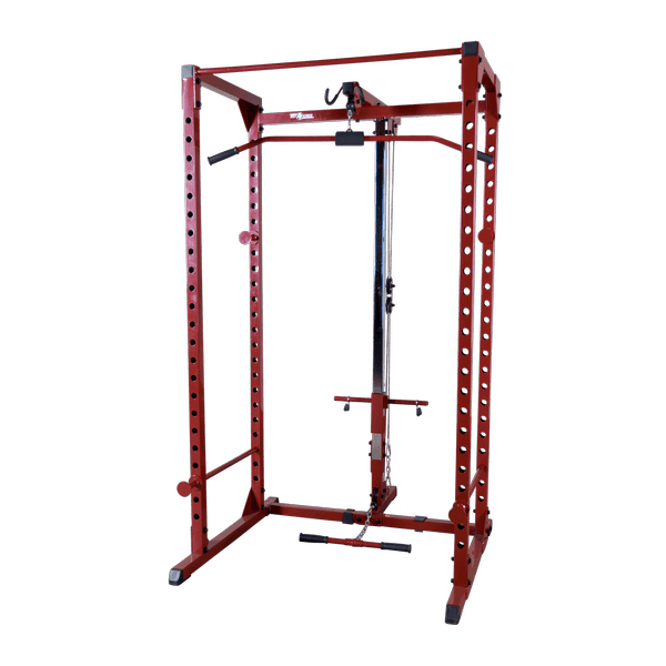 Solider Körper, Body Solid Best Fitness BFPR100 Power Rack mit Lat Pulldown Paket