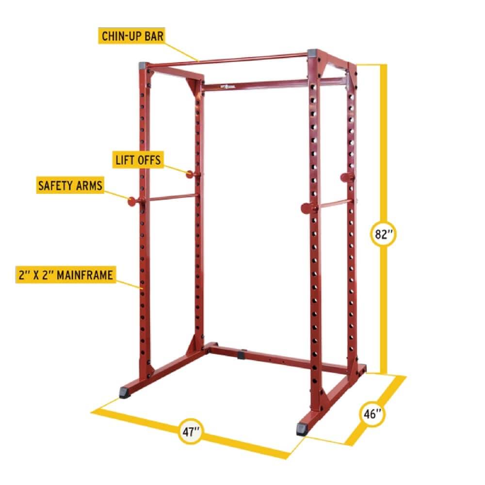 Festkörper, Body Solid Best Fitness Power Rack BFPR100