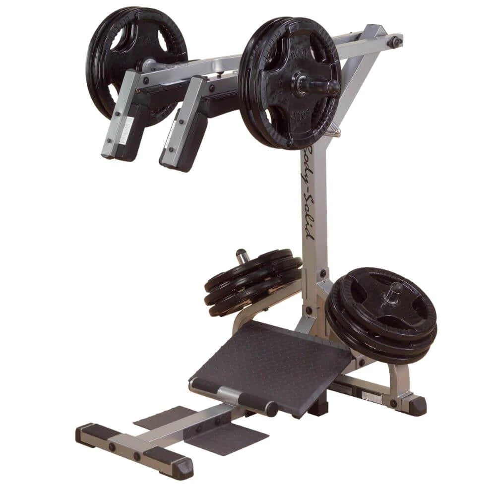 Festkörper, Body Solid GSCL360 Hebelwirkung Squat Calf Machine