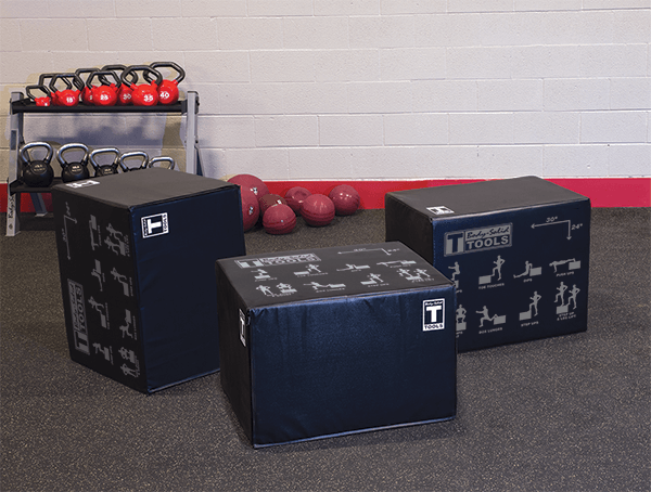 Festkörper, Body-Solid Plyo-Box mit weicher Seite