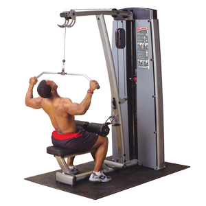 Festkörper, Body-Solid Pro Dual Lat & Mid Row Maschine (210lb Gewichtsstapel)