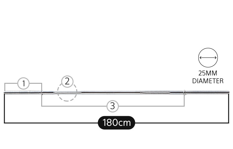 180cm Barbell