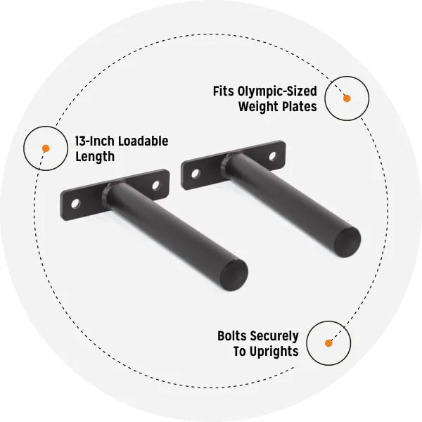 Glocken aus Stahl, Glocken aus Stahl 13 Zoll Bolt-On Platte Pegs - Hydra - Paar