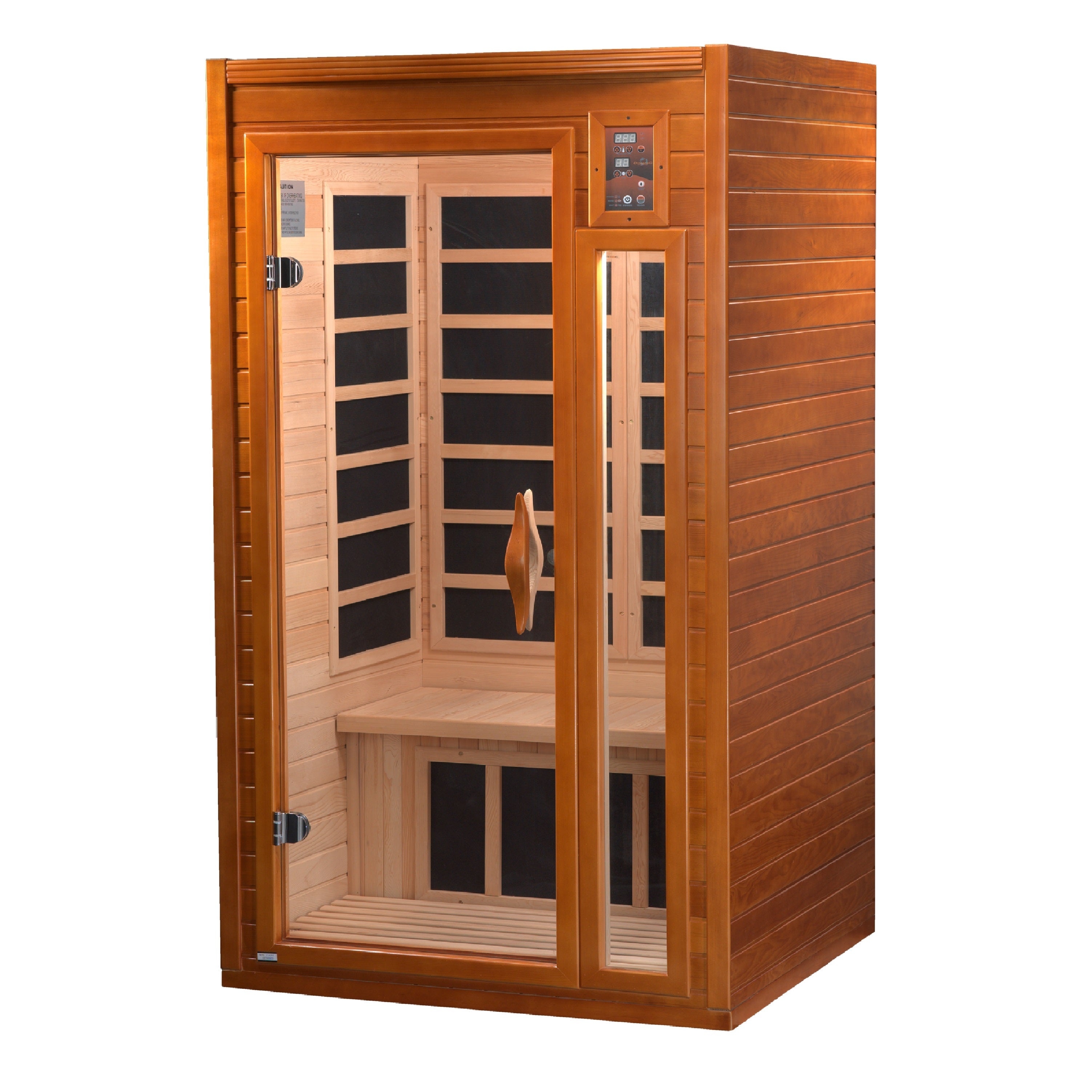 Goldene Designs, Golden Design Dynamic Barcelona 1-2-Personen-Niedrig-EMF-Fern-Infrarot-Sauna - DYN-6106-01