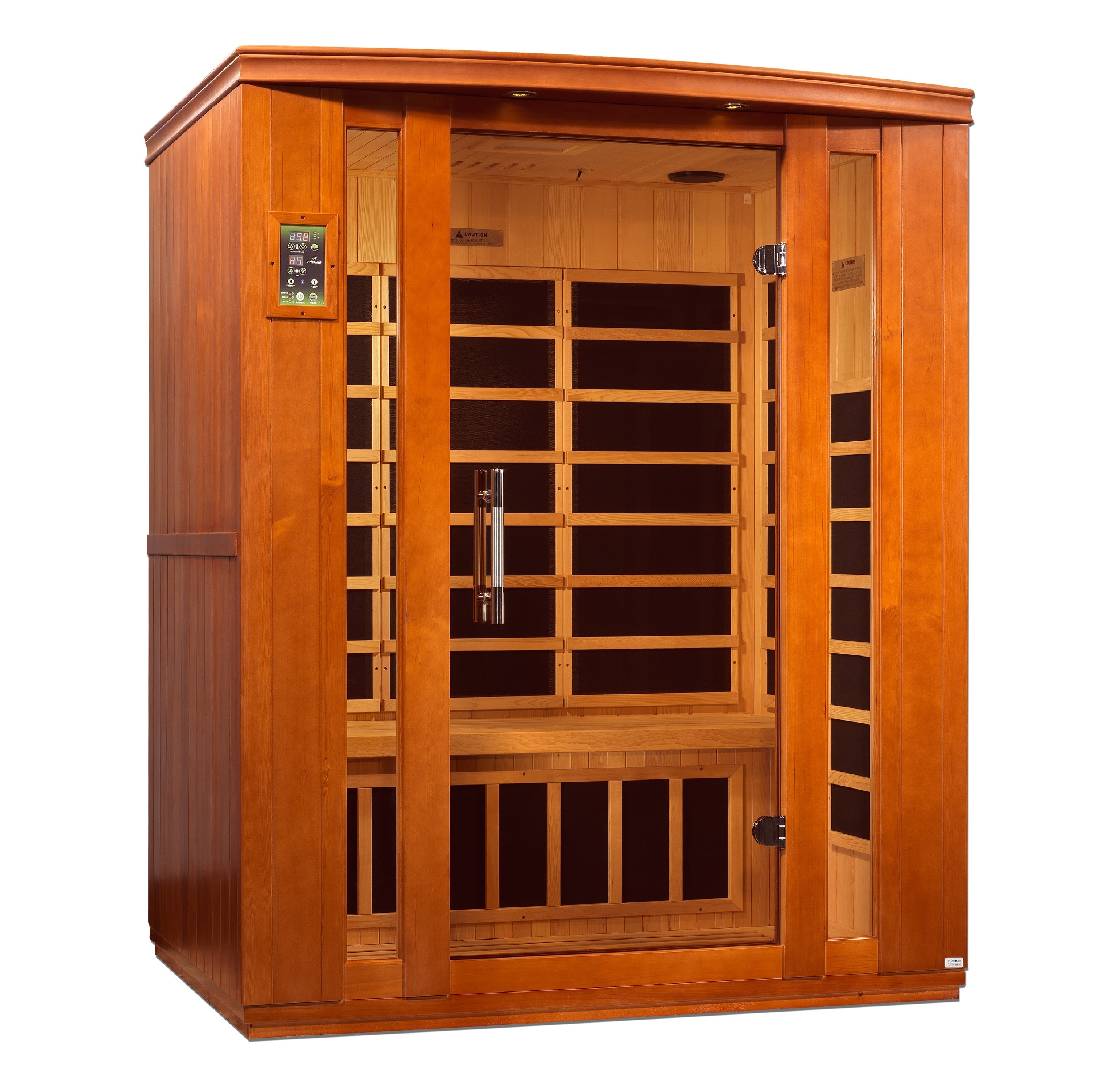 Goldene Designs, Golden Design Dynamic Bellagio 3-Personen-Niedrig-EMF-Ferninfrarot-Sauna - DYN-6306-02