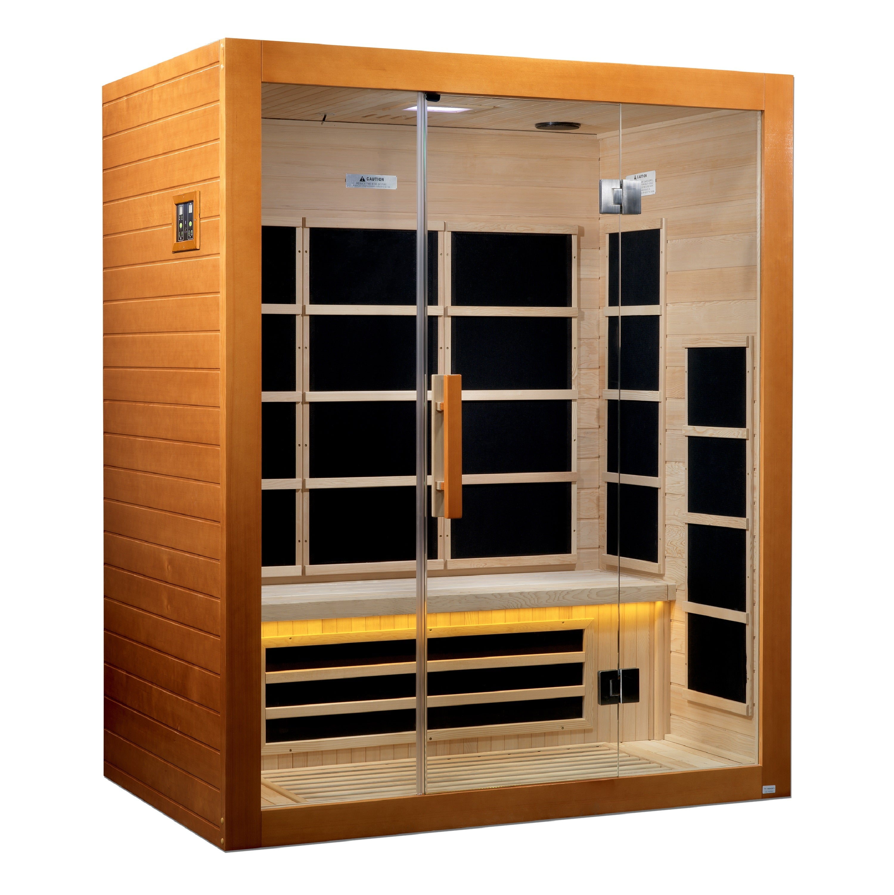 Goldene Designs, Golden Design Dynamic Marseille 3-Personen Ultra Low EMF Ferninfrarot-Sauna - DYN-6308-01