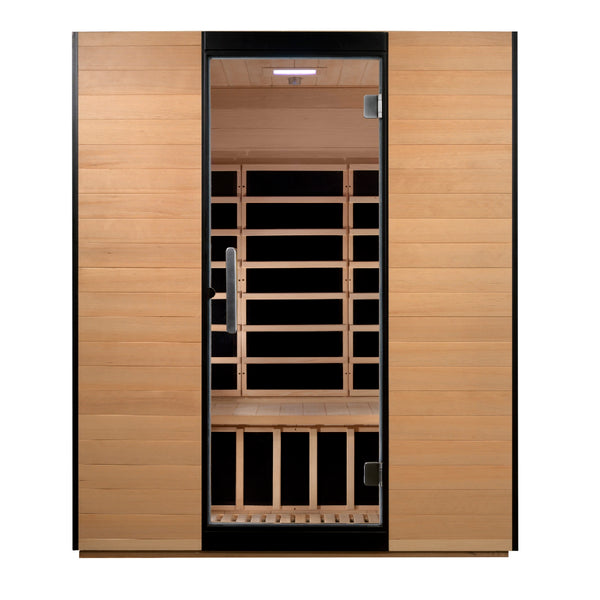 Goldene Designs, Golden Design Dynamic Valencia 3-Personen-Ultra-Low-EMF-Fern-Infrarot-Sauna - DYN-6326-01