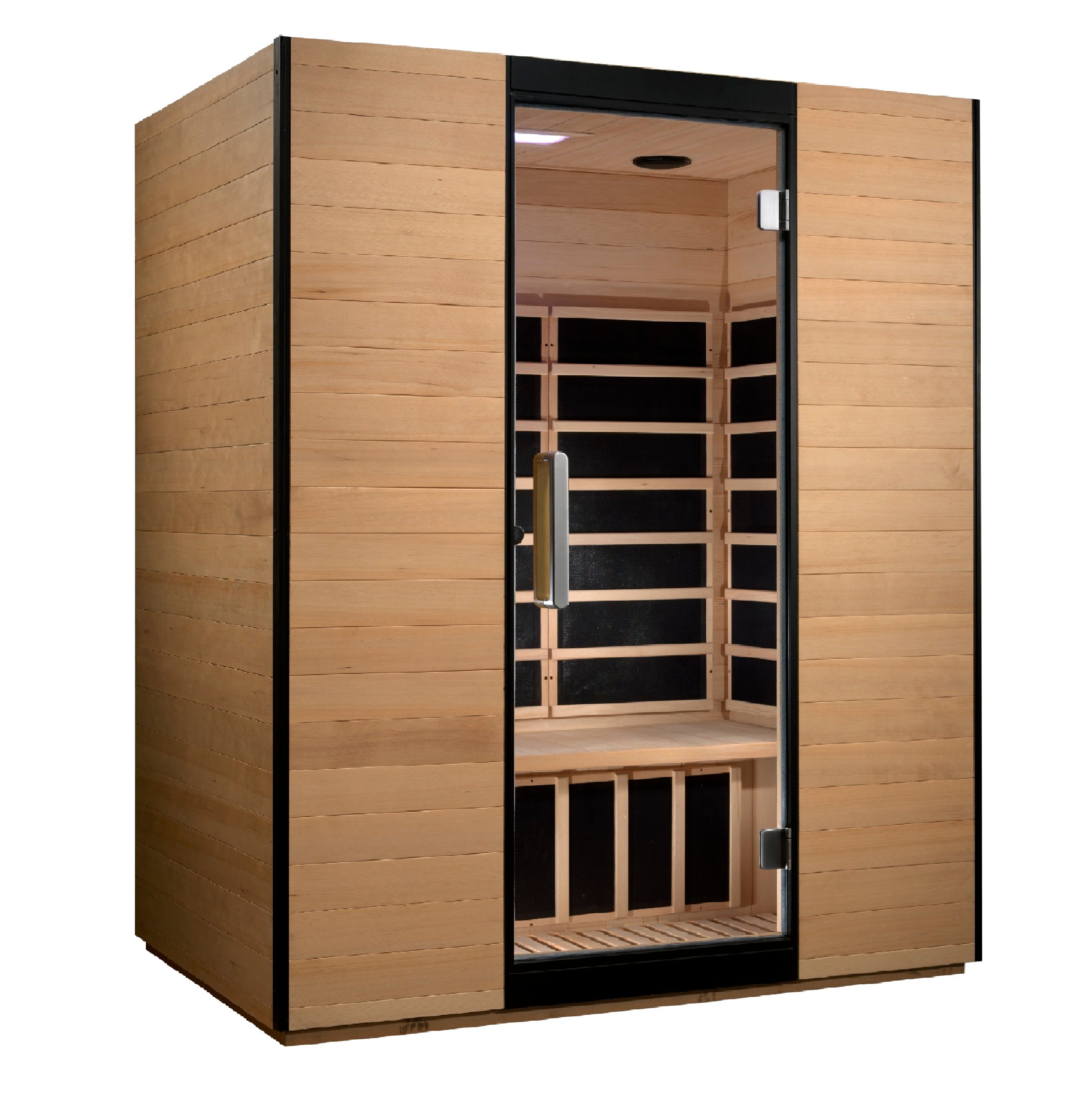 Goldene Designs, Golden Design Dynamic Valencia 3-Personen-Ultra-Low-EMF-Fern-Infrarot-Sauna - DYN-6326-01