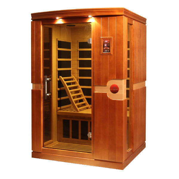 Goldene Designs, Golden Design Dynamic Venice 2-Personen-Niedrig-EMF-Ferninfrarot-Sauna - DYN-6210-01