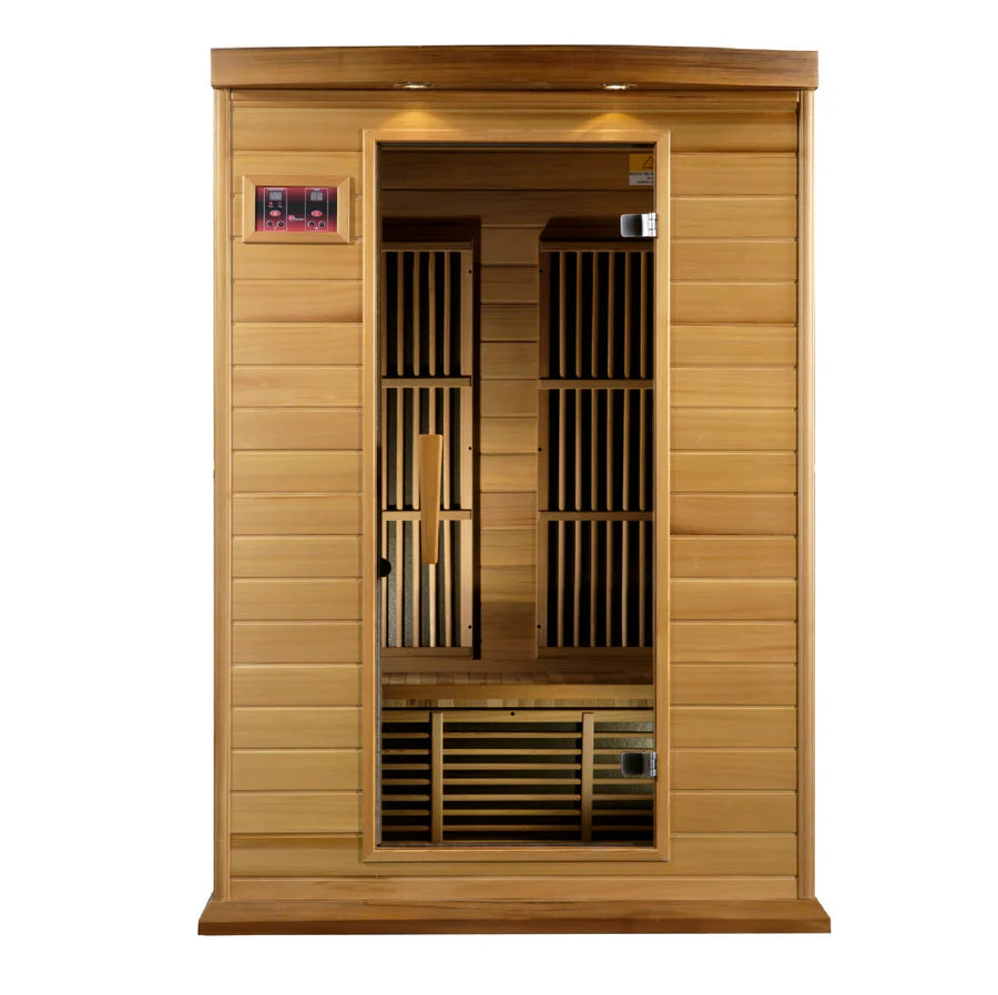 Goldene Designs, Golden Design Maxxus Low EMF FAR Infrarot-Sauna Kanadische Rot-Zeder- MX-K206-01 CED