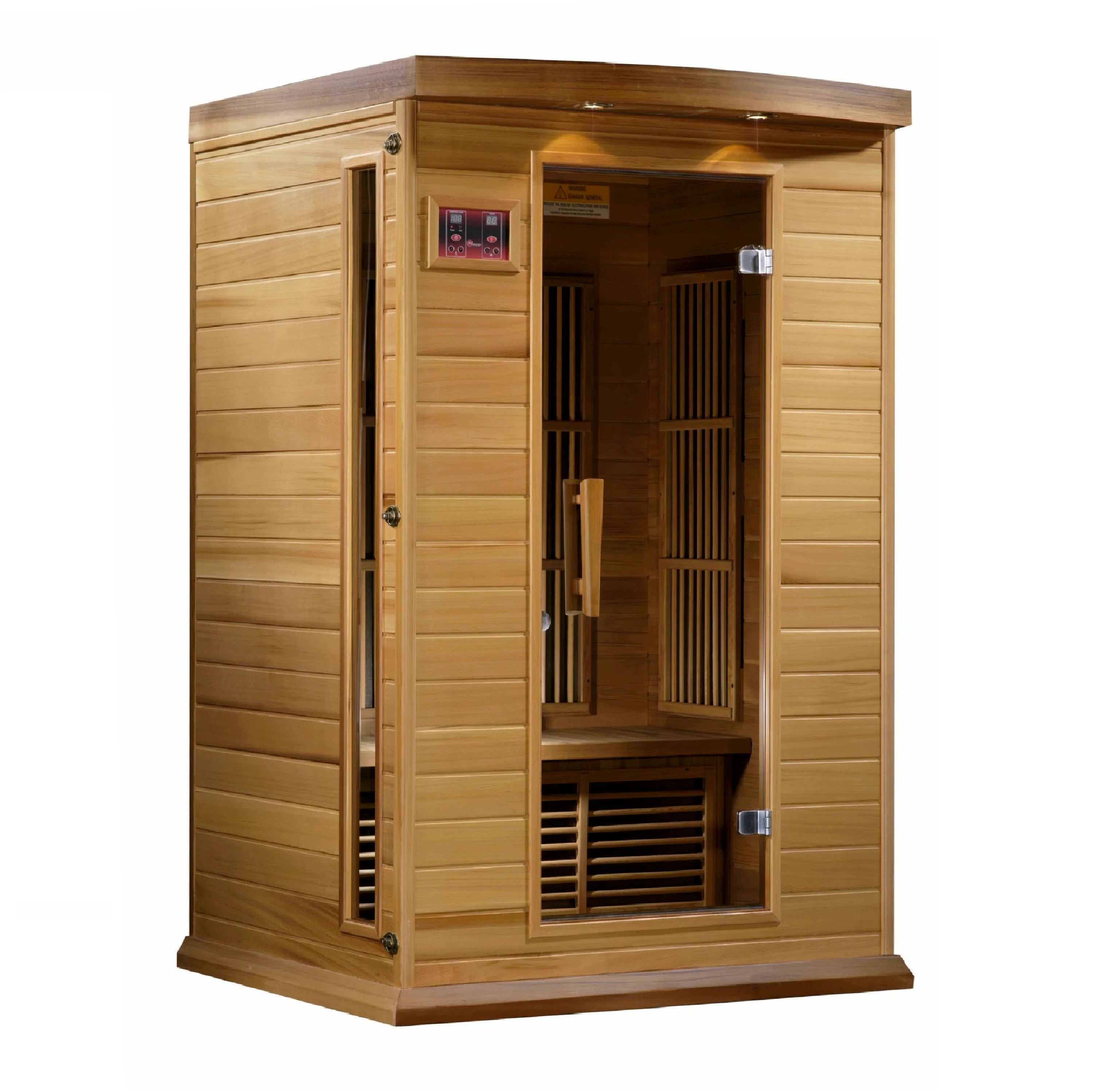 Goldene Designs, Golden Design Maxxus Low EMF FAR Infrarot-Sauna Kanadische Rot-Zeder- MX-K206-01 CED