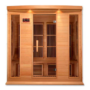 Goldene Designs, Golden Design Maxxus Niedrig-EMF-FAR-Infrarot-Sauna Kanadischer Schierling - MX-K406-01