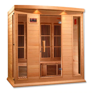 Goldene Designs, Golden Design Maxxus Niedrig-EMF-FAR-Infrarot-Sauna Kanadischer Schierling - MX-K406-01