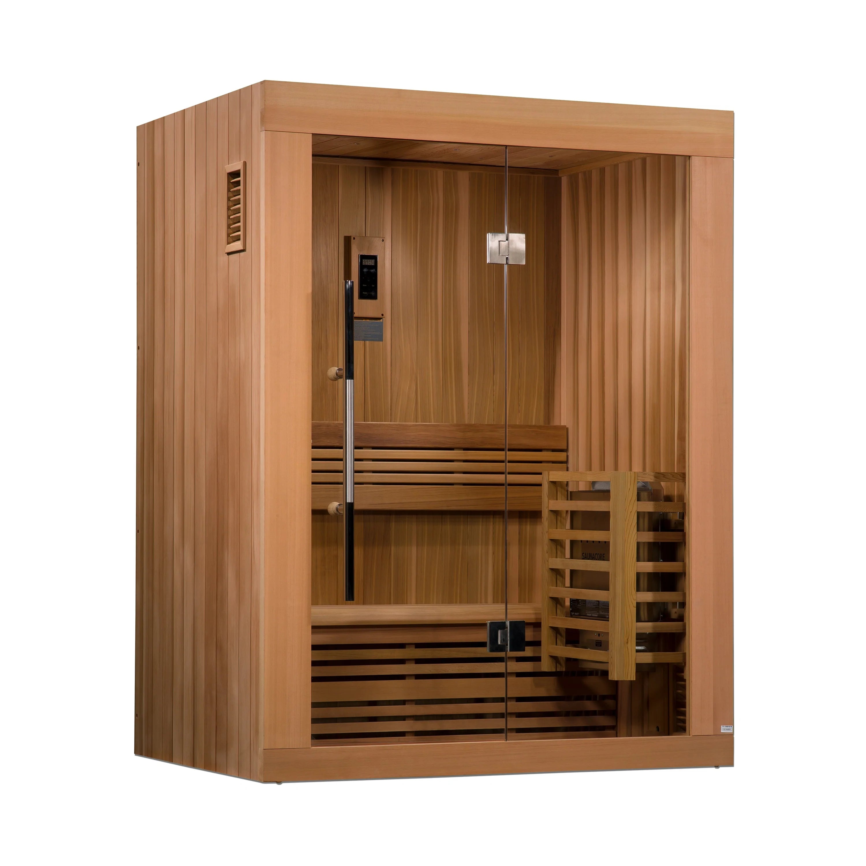 Goldene Designs, Golden Designs Copenhagen 3 Person Traditionelle Dampfsauna - Kanadische Rotzeder-GDI-7389-01