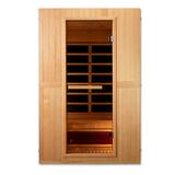 Goldene Designs, Golden Designs Maxxus Serenity Dual Tech 2 Person Low EMF FAR Infrarot-Sauna Canadian Hemlock-MX-LS2-01