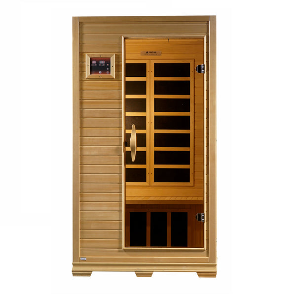 Goldene Designs, Golden Designs Studio Elite 1-2-Personen PureTech™ Nah-Null-Fern-Infrarot-Sauna Kanadischer Schierling - GDI-6109-01 Elite