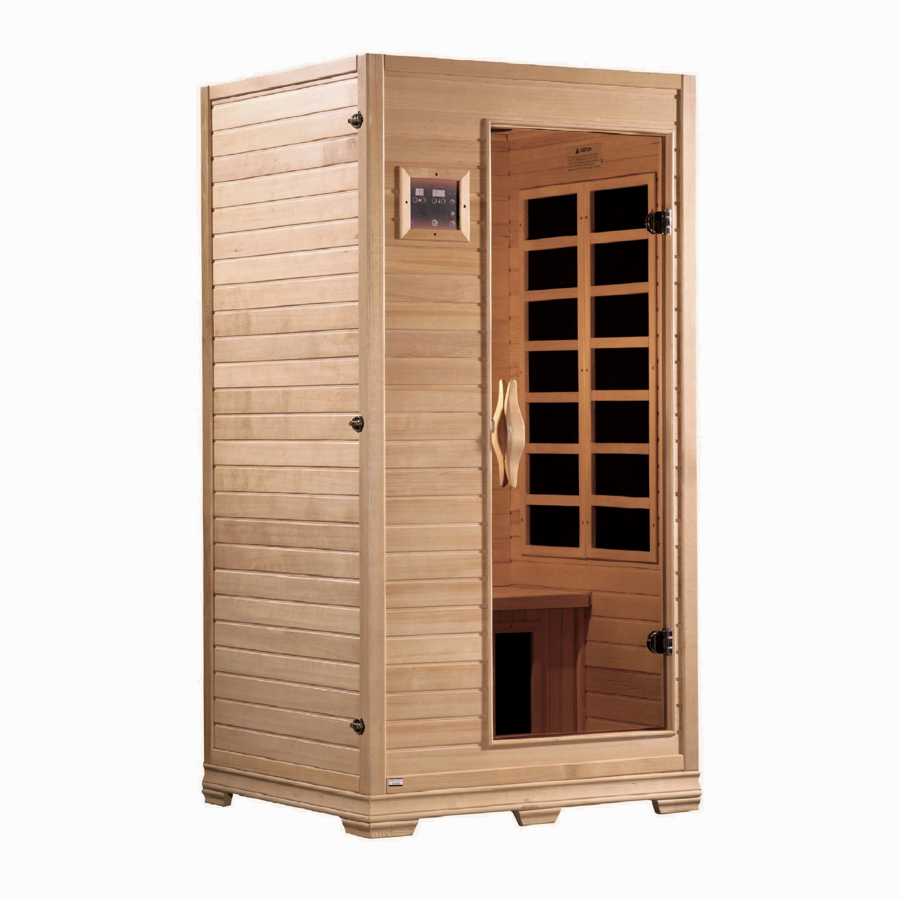 Goldene Designs, Golden Designs Studio Elite 1-2-Personen PureTech™ Nah-Null-Fern-Infrarot-Sauna Kanadischer Schierling - GDI-6109-01 Elite