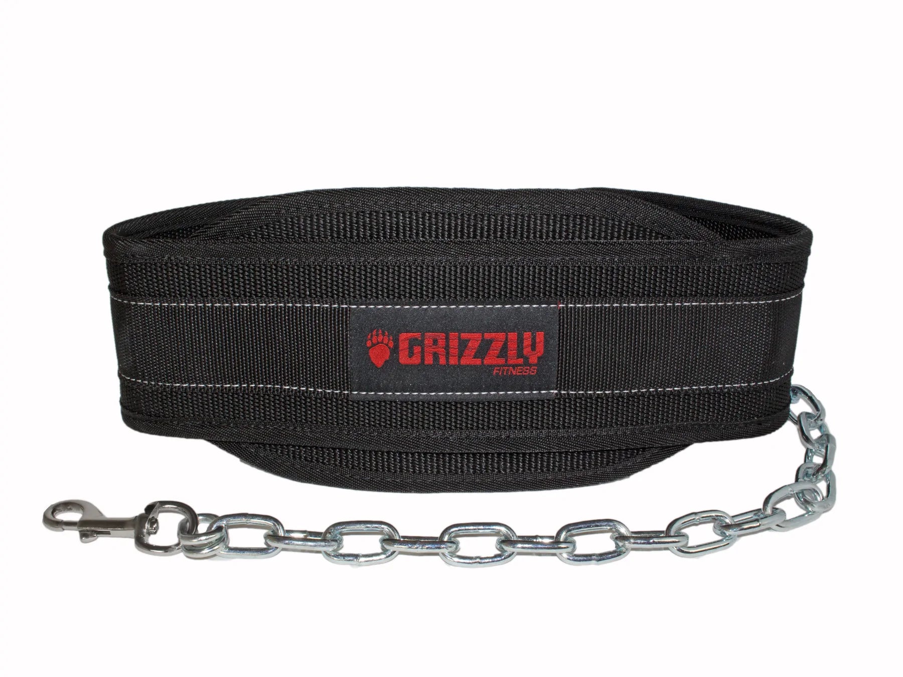 Grizzly Fitness, Grizzly Fitness Nylon Pro Dip und Pull Up Gürtel mit 36" Kette