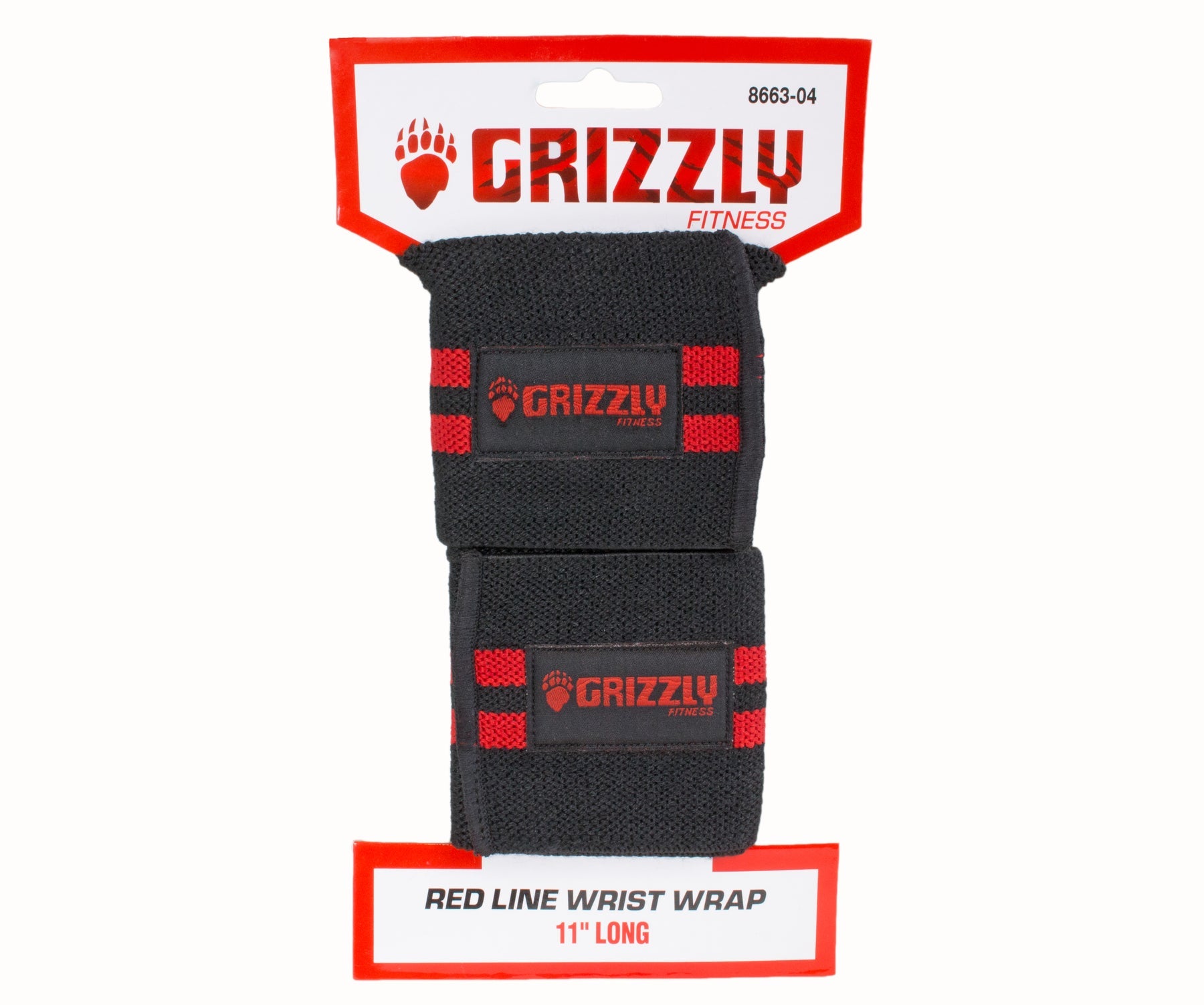 Grizzly Fitness, Grizzly Fitness Redline Handgelenkbandage (11" lang)