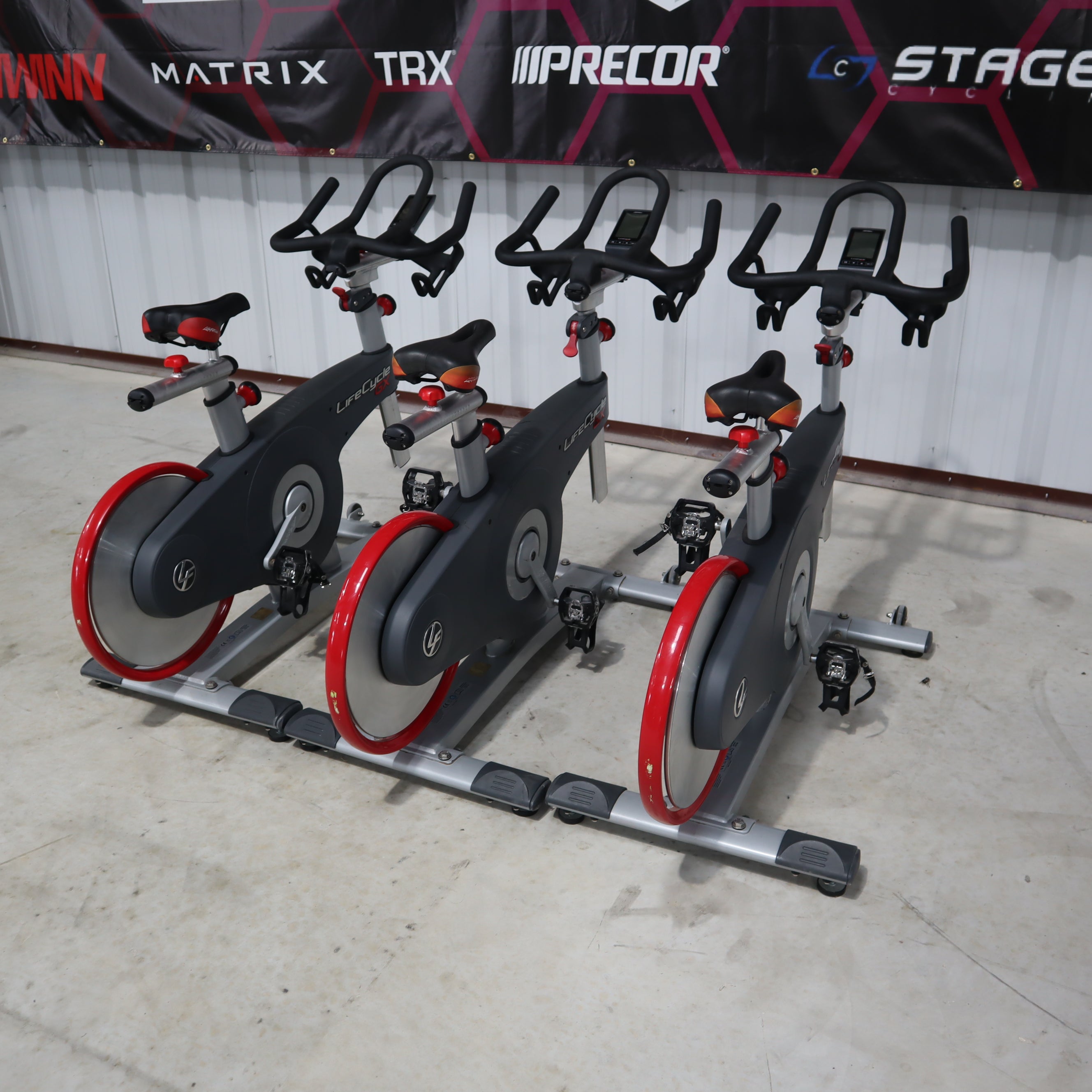 Leben Fitness, Life Fitness LifeCycle GX Indoor Cycle Paket *3 Geräte* (gebraucht)