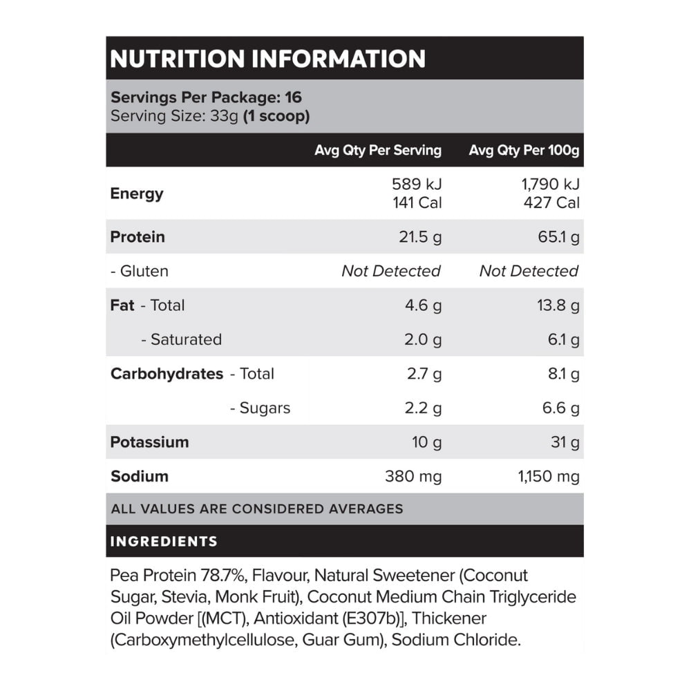 Muskeln Nation, Muscle Nation Ganz natürliches Pflanzenprotein