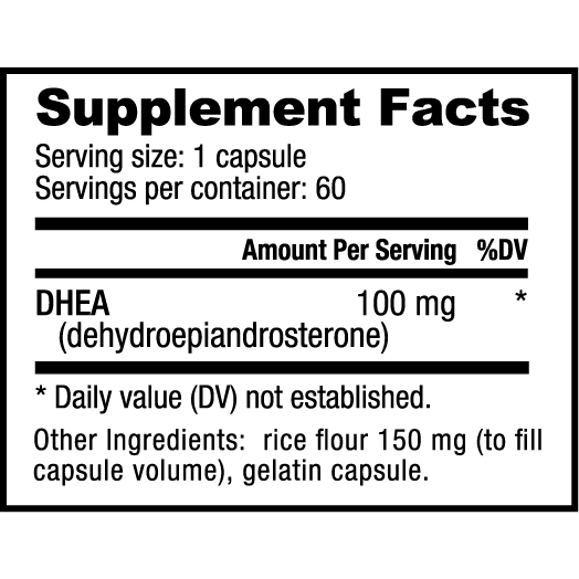 Nutrabio, Nutrabio DHEA 100