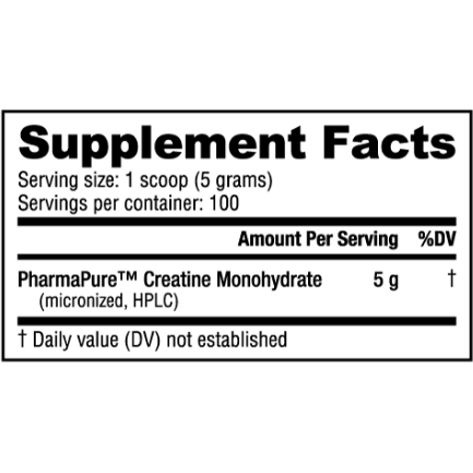 Nutrabio, Nutrabio - Kreatin-Monohydrat 500g