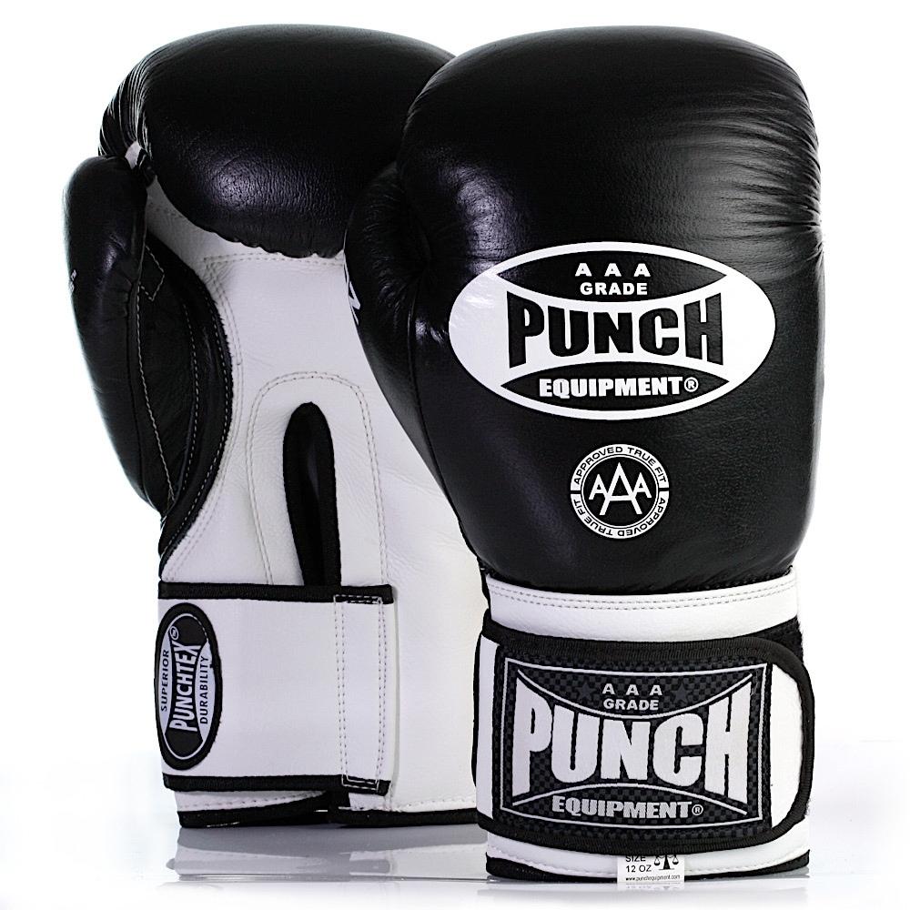 PUNCH-Ausrüstung, PUNCH Equipment Trophy Getters® Commercial Boxing Handschuhe - Schwarz