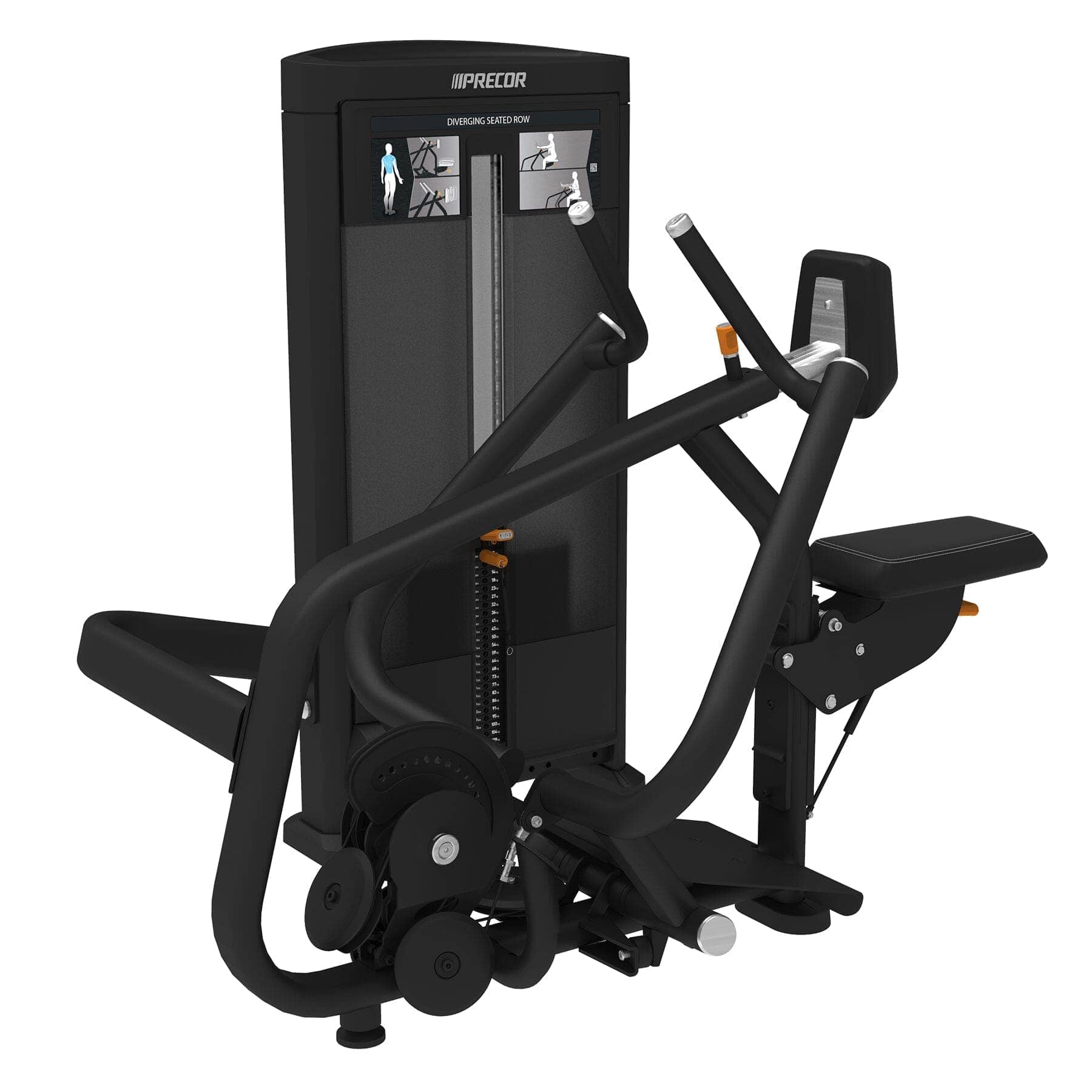 Precor, Precor Resolute Series Sitzendes Rudergerät mit divergierender Ausrichtung (RSL0310)