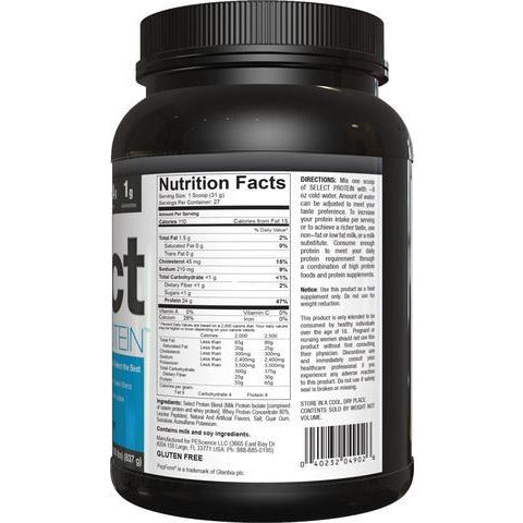 Sportwissenschaft, Protein auswählen