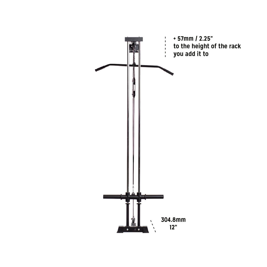 Glocken aus Stahl, Rack Lat Pulldown / Row Attachment - Light Commercial/Residential Power Rack