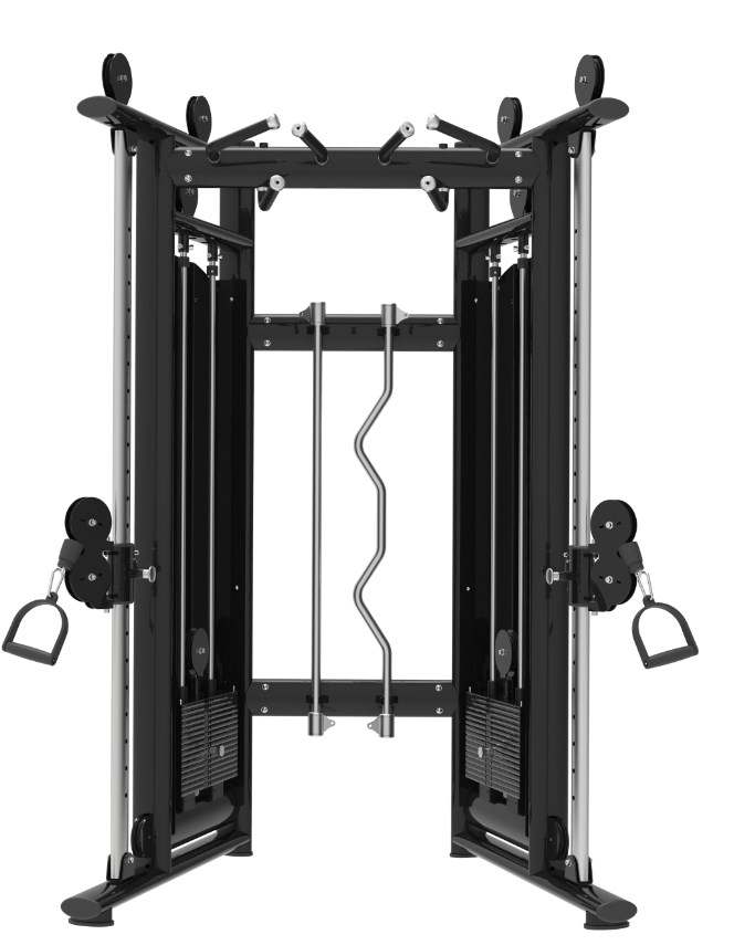 Sport- und Fitness-Börse, SFE Functional Trainer Commercial Machine mit (2) 175lb Gewichtsstapeln (Neu)