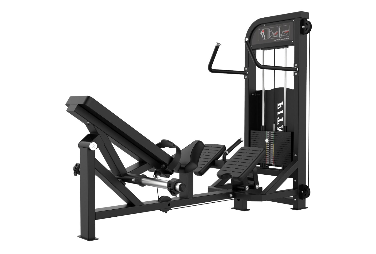 Sport- und Fitnessbörse, SFE Hip Thrust Glute Machine mit 250lb Gewichtsstapeln