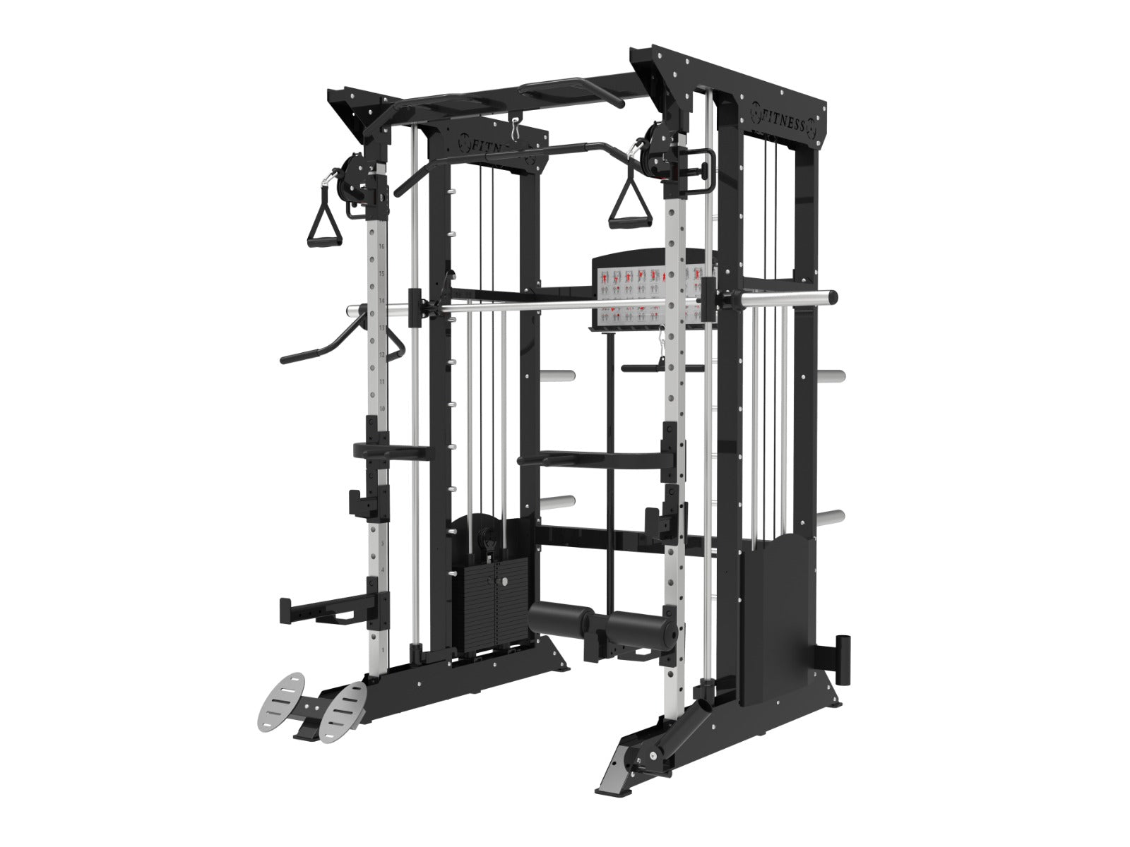 Sport- und Fitnessbörse, SFE Multi Functional Trainer / Smith Machine Home Gym mit (2) 200lb Gewichtsstapeln