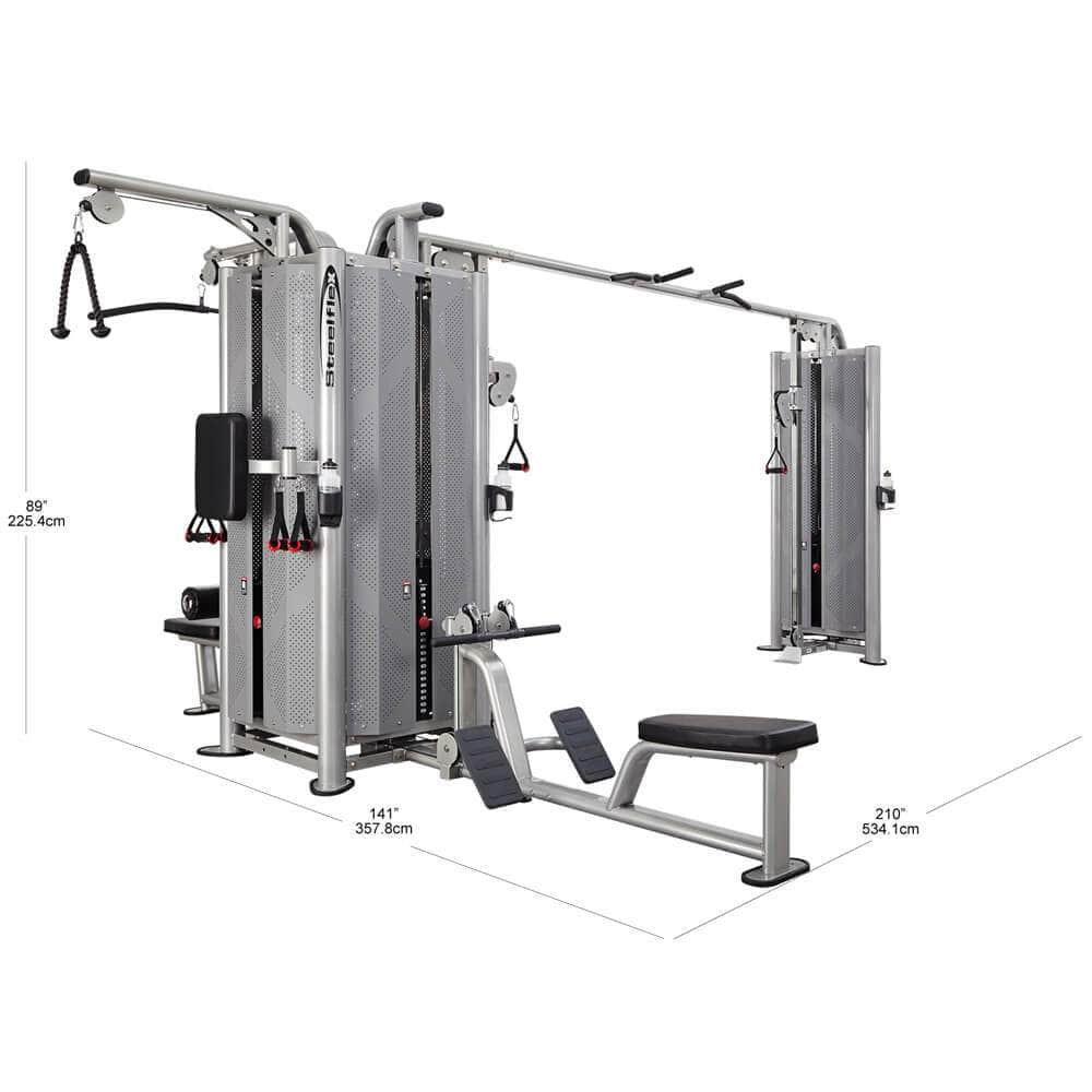 Steelflex Fitness, Steelflex JG5000S 5-Stack Commercial Jungle Gym