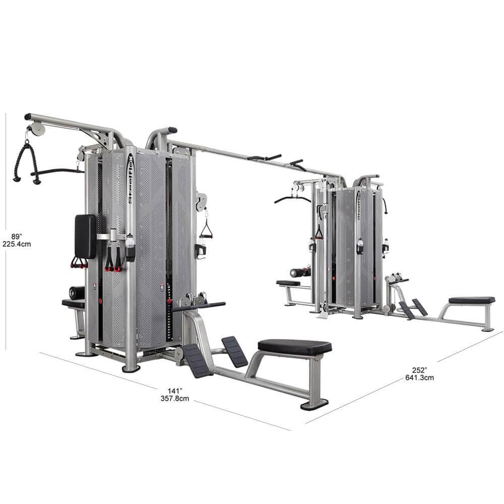 Steelflex Fitness, Steelflex JG8000S 8-Stack Commercial Jungle Gym