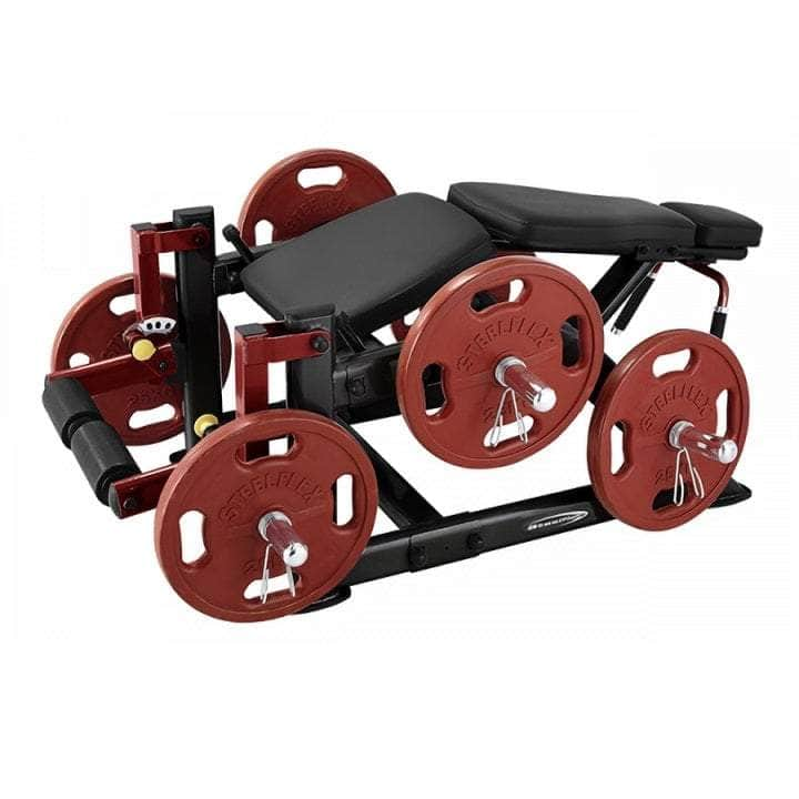 Steelflex Fitness, Steelflex PLLC Maschine für Beinbeuger mit Plattenbeladung