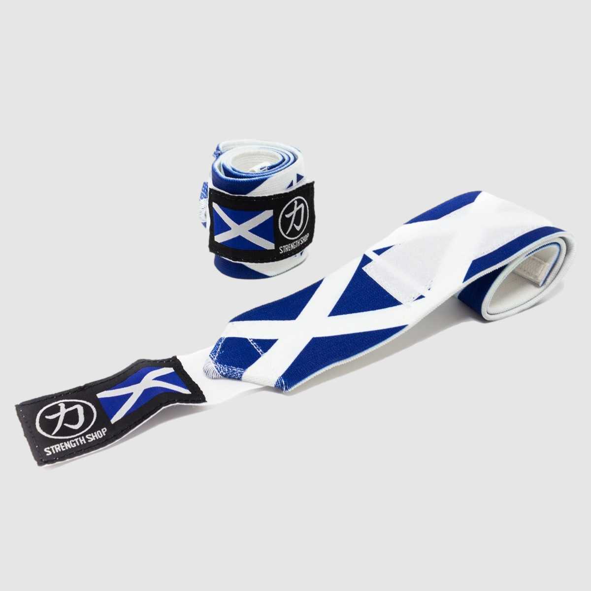 Stärke Shop USA, Strength Shop Super Stiff Wrist Wraps - Schottland - USPA & IPF-geprüft