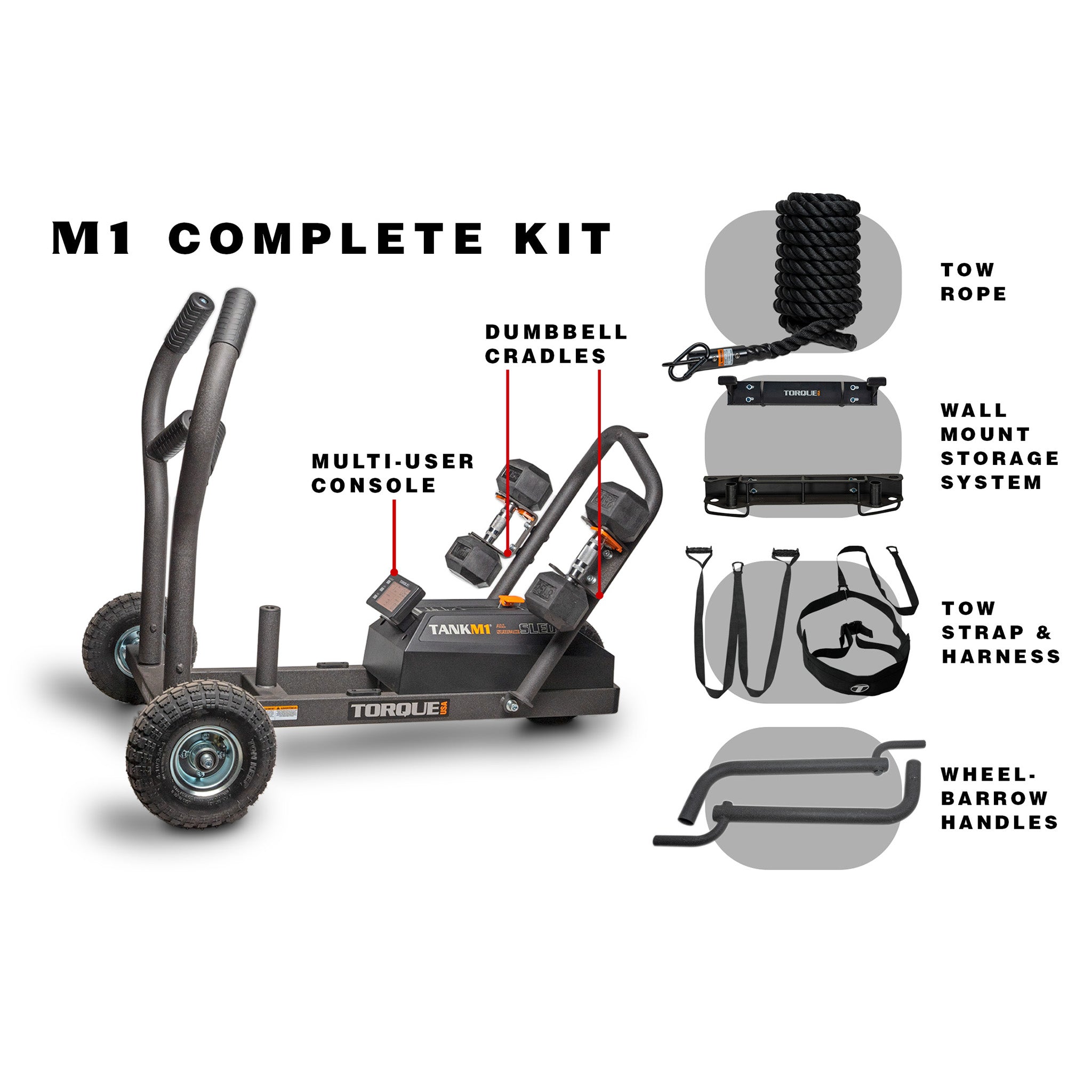 Torque Fitness - Gewerblich, TANK™ M1 Komplettpaket