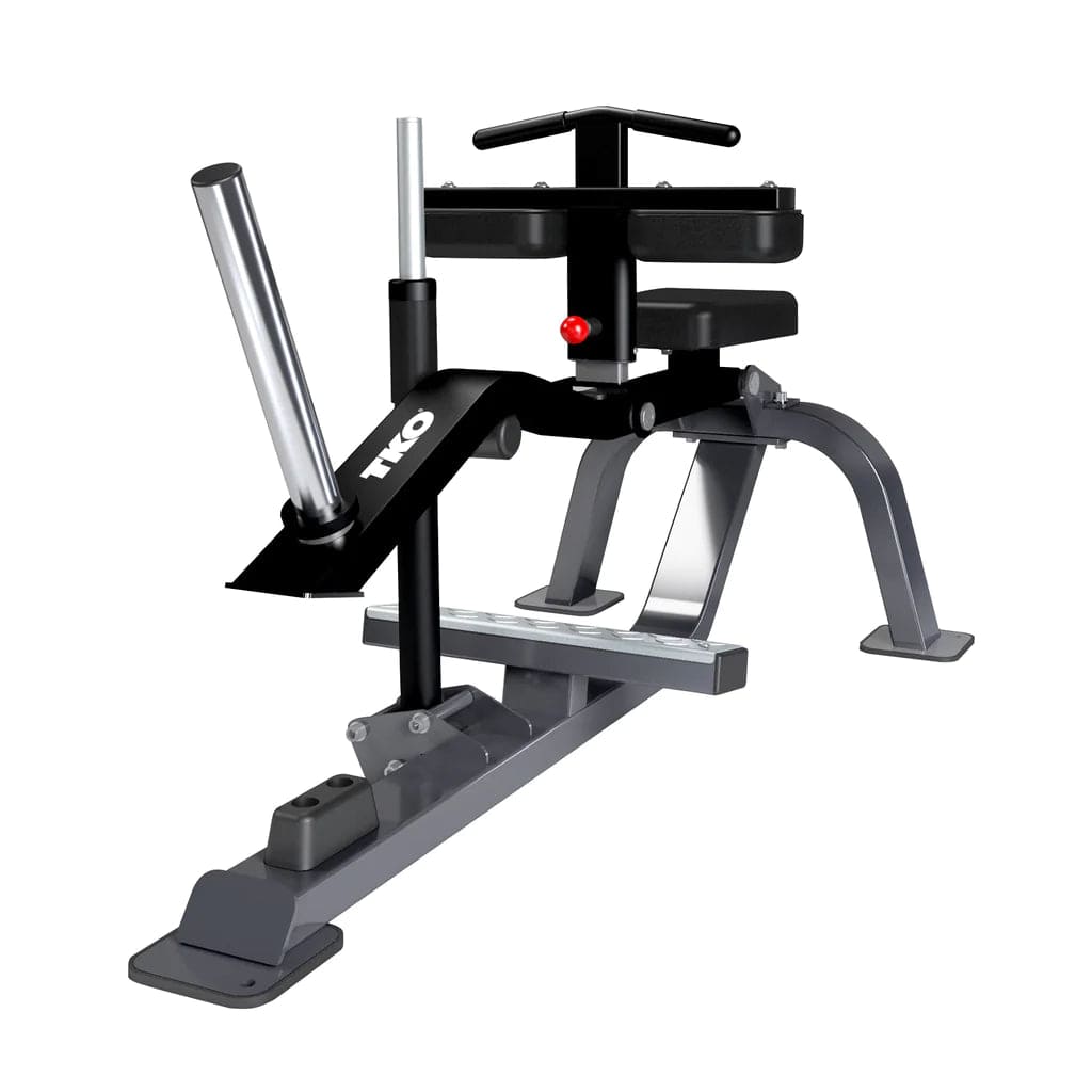 TKO Kraft und Leistung, TKO Seated Calf Raise Maschine Platte belastet