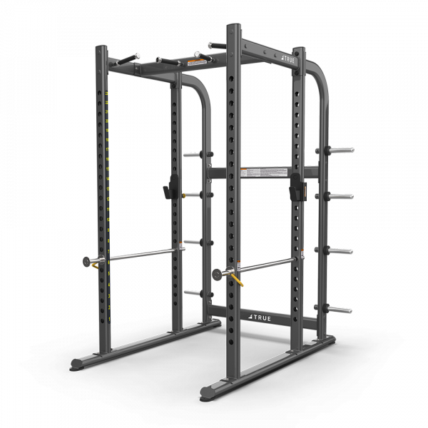 Echte Fitness, True XFW-7900 Power Rack mit Plattenhalterungen