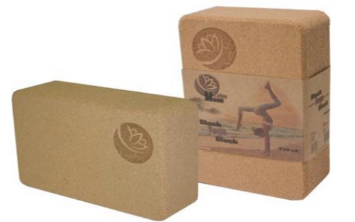 ATF-Sport, Yoga Block Kork 9 "x6 "x3"